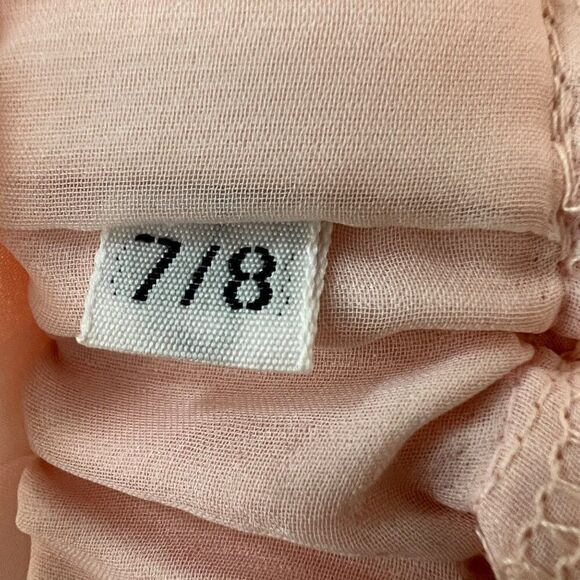 Vintage 80s Pink Coquette Cottagecore High Waisted Balletcore Chiffon Skirt / 7 - Picture 6 of 6